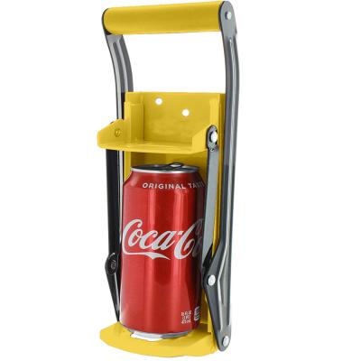 China 16oz Can Crusher Yellow 16oz Can Crusher Box Colorful Smasher 16oz for sale