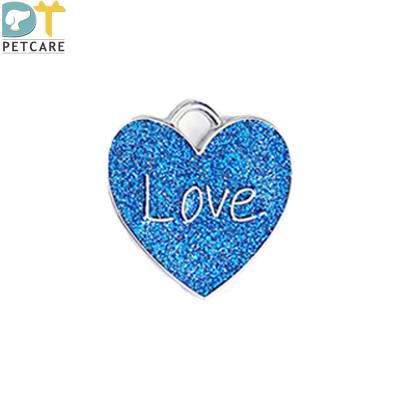 China Stocked 2021 New Manufacturers Spot Love Cat And Dog Pendant Pet Pet Creative Customizable Tag for sale