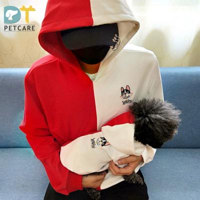 China Color Matching Viable Hot Sale Dog And Owner Clothes Pet Hoodies Fall And Winter Low MOQ Clothes Customized for sale