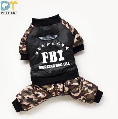 China Stocked Pet Clothes Fall And Winter Clothes New Pet Quadruped Cotton-padded Clothes for sale