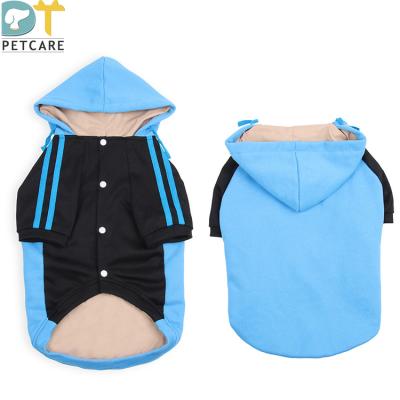 China 2021 stocked new autumn and winter pet clothes warm dog sweater dog fleece small and medium pet hoodie for sale