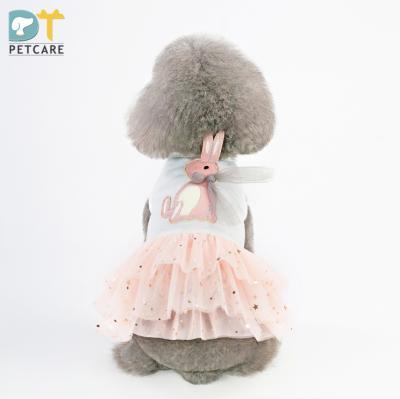 China Stocked pet clothing pet skirt cat clothes spring and summer new style obedient rabbit skirt for sale