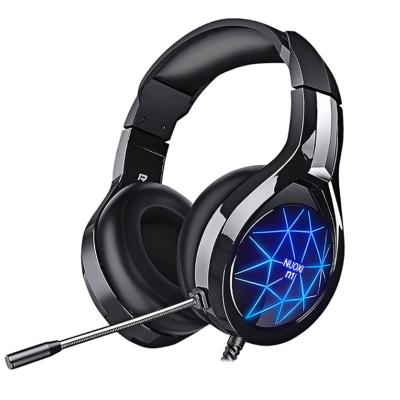 China Deep Earphone N1 Bass Game Earphone Headset Stereo Computer Gaming Headphones With MIC LED Light Gaming Headset for sale