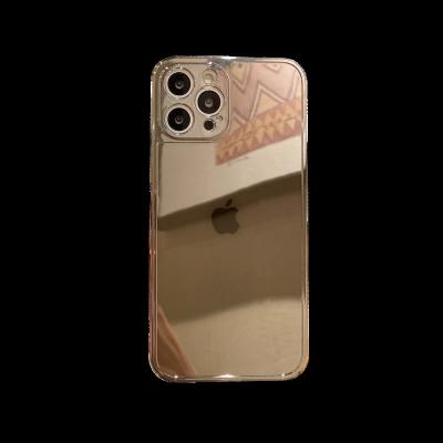 China parchute custom cell phone case for cell phone iphone12 mirror cover device acrylic brown cell phone case for sale