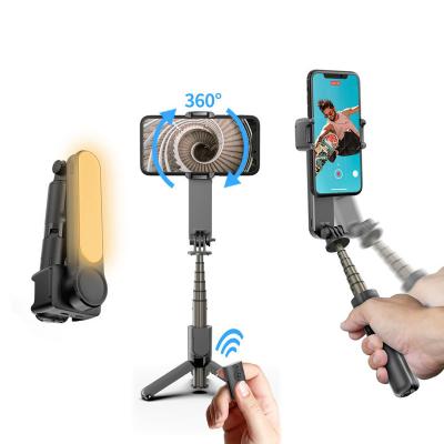 China L09 Fold Fill MINI Stabilizer BT Tripod Lightweight Selfie Stick 360 Flexible Selfie Stick for sale