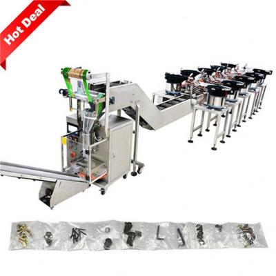 China machinery & Full Automatic Hardware Furniture Parts Hardware Screw Thread Nail Count Weighing Packing Machine for sale