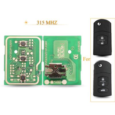 China Hot Sale 3 315MHZ FOB Buttons Car Remote Key Card For For Mazda M5 After 2009 No Chip C066 for sale