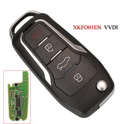 China Hot Sale Xhorse Wired Remote Fob For Ford Type Key Series Universal 4 Button Remote Key FOB Work XKFO01EN X013 For VVDI Tool Sku2116 for sale