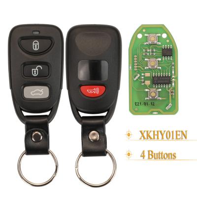 China Xhorse XKHY01EN Hot Wire Universal Buttons 3+1 Remote Key For English Version With Xhorse VVDI Key Tool Sku2354 for sale