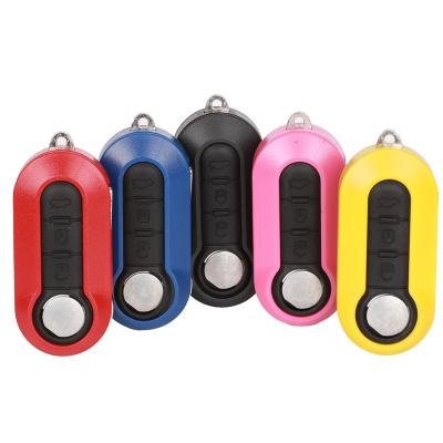 China Hot Sale Colorful 3 Button Flip Remote Key Combo Case Shell For FIAT 500 Panda Punto Bravo Car Alarm Keyless Entry FOB Cover Sku088 for sale