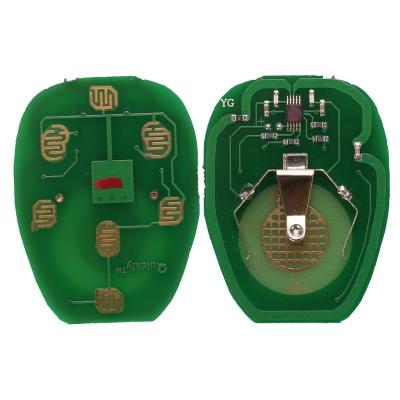 China Hot Selling 315Mhz Car Remote Keyless Entry Keyless Electronic PCB Fob For Buick Chevrolet For GMC PCB C054 for sale