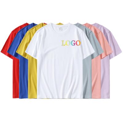 China Factory Wholesale High Quality White 100% Cotton Low Price 210Gsm Anti-Wrinkle Logo Custom Digital Printing Plain Plus Size Men T-shirt for sale