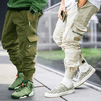 China Men Multi-pocket Harem Anti-Static Hip Pop Pants Male Casual Cargo Pants Mens Streetwear Sweatpants Hombre Fashion Cargo Pants for sale