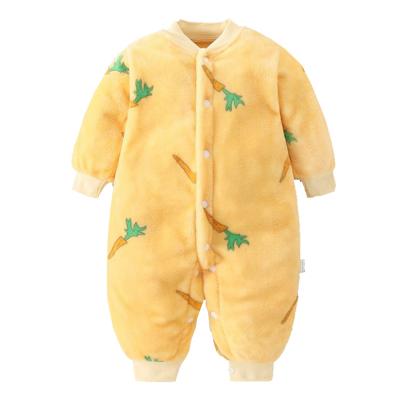 China Newborn Baby Jumpsuit Footie Baby Overalls Romper Soft Cotton Overalls Daily Wholesale Baby Clothing for sale