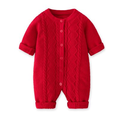 China Wholesale Organic Rompers Boy Pajamas Autumn Winter Long Sleeve Baby Cotton Daily Overalls Pajamas Girls Clothes Baby Jumpsuit for sale