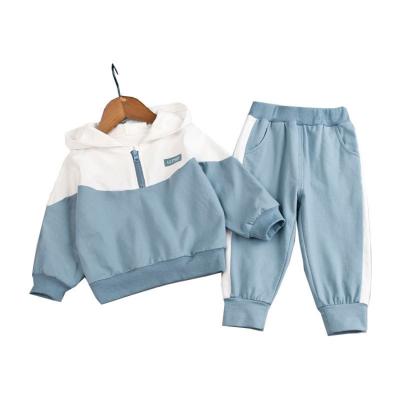 China Spring Boy Casual Clothing Sets Pants Set Toddler Tracksuits Baby Boy Fall Clothes Sportswear Full Sleeve Letter Hoodies+pants 2 Pieces for sale