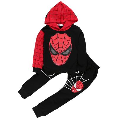 China Baby Boy Casual Spring Autumn Spiderman Sports Suit 2 Piece Tracksuits Kids Clothing Sets Sportswear for sale