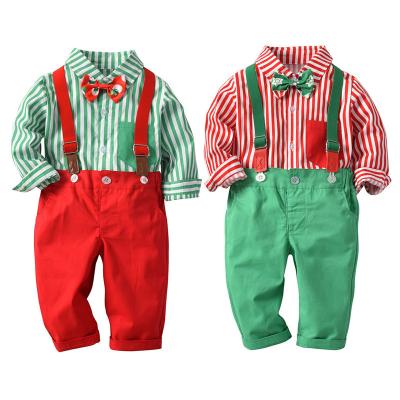 China High Quality Christmas Casual Outfits Kids Dressing Sets Boutique Cotton Girls Dress Sets for sale