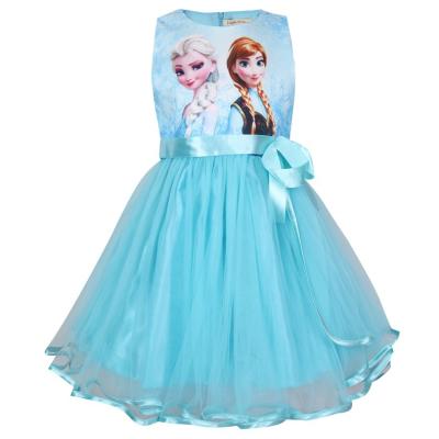 China BabyPrincess Dresses Girls Halloween Birthday Party Dress Sleeveless Anti-Static Kids Clothing for sale