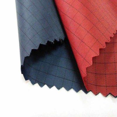 China Factory 120 Shrink-Resistant Colors Be Stock Poly Ready 100D Ripstop Esd Polyester 75D Griid Antistatic Conductive Fabric for sale