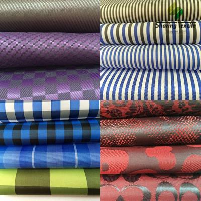 China Factory Price Jacquard Taffeta Shrink-Resistant Fabric / Jqcquard Down Proof Fabric / Jacquard Scratching Fabric for sale