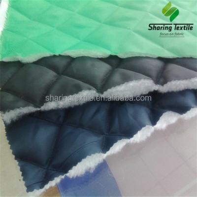 China wholesale waterproof jacket quilted fabric/sportswear quilted fabric/winter coat quilting fabric for sale