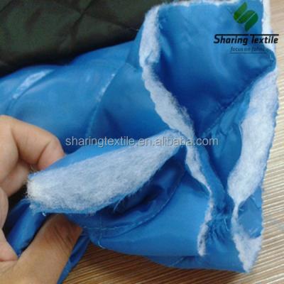 China Waterproof Polyester Filling Fabric/Padding Lining Fabric/Solid Quilted Lining Fabric for sale