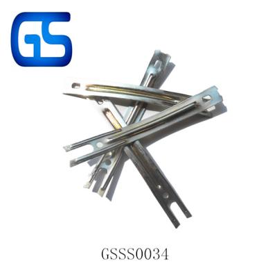 China Fork Shape Carbon Steel Metal Shoe Leg 120*14*1.2MM for sale