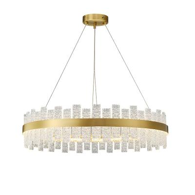 China Modern Hotel Restaurant Bar Decor Lighting Ceiling Hanging Modern European Dining Room Led Retro Chandelier Luxury Gold Pendant Light for sale