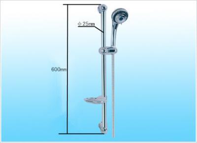 China Personal Clean All plastic configuration Handheld Shower Sliding Bar Silvery With Stainless Steel for sale