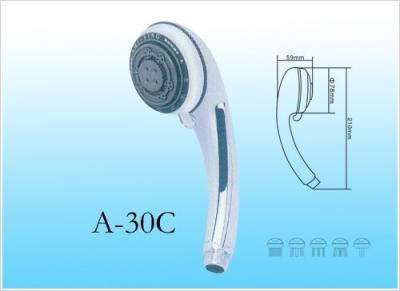 China Multi Function chromed Shower Head , Round Body Spray Shower Heads Five Function for sale