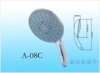 China ABS Face Big Bathroom Rainfall Chromed Multi Function Shower Head for sale