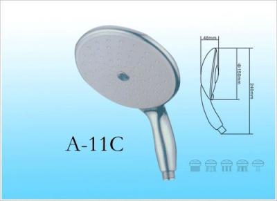 China Hotel Big Face ABS Single Function Hangheld Shower Head , ECO Body Spray Shower Heads for sale