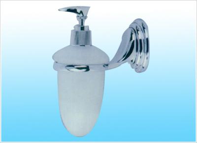 China White Wall Mounted The manual press Shower Soap Dispenser , Bathroom Soap Dispenser for sale