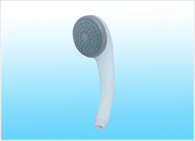 China Hand Held ECO ABS White Ecru Shower Head , Single Function Indoor Portable Shower Head for sale