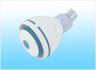 China White Massaging Overhead Shower Head Water Saving , Kids Shower Head For Bathroom for sale