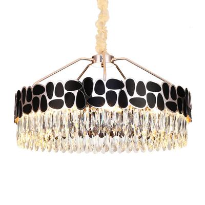 China New Modern High-grade Light Luxury Crystal Chandelier Modern Single Bedroom Dining Room Lamps for sale