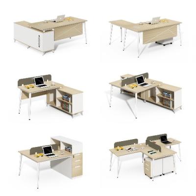 China Fashion Office Furniture Modern Minimalist Style Desk Expandable Custom Wholesale Production for sale