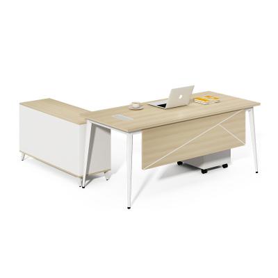 China Expandable Custom Office Hot Selling Furniture Acceptable For Office Bidding Project Melamine Sheet Office Manager's Desk Executive Table for sale