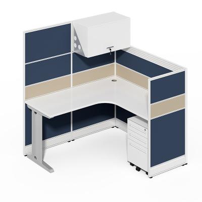 China Modern Modern Secretary Cubicles Preconfigured Sale Partition With Power Outlet Workstation Desk Cubicle for sale