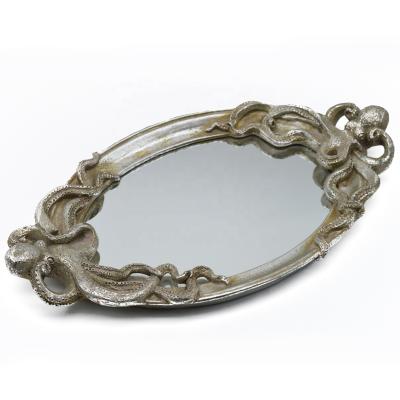 China Wholesale Vintage Metal Frame Mirror Tray for Hotel or Home for sale