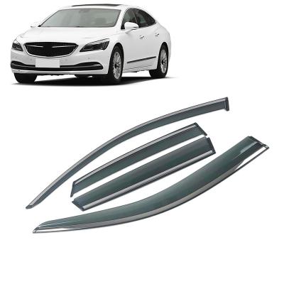 China Acrylic For BUICK LaCrosse 2009-2019 Auto Car Window Sun Rain Shade Visors Shield Shelter Protector Cover Trim Frame Sticker Accessories for sale