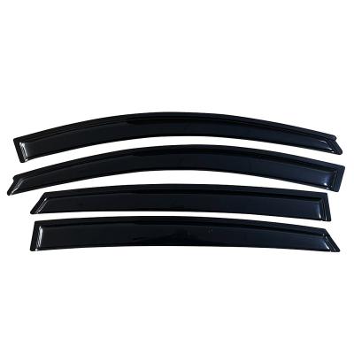 China Acrylic For Chevrolet Malibu 1997-2022 Auto Black Tinted Car Side Window Visor Guard Vent Awnings Shelters Rain Guard Door Ventvisor for sale