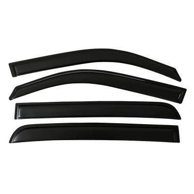 China Acrylic For Dodge RAM 1500 2500 2002-2022 Auto Side Window Wind Deflectors Visors Rain Guard Door Visor Vent Shade Smoke Black Ventvisor for sale