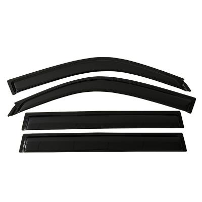 China Acrylic For Lexus LX450 LX470 LX570 1995-2016 Black Tinted Car Side Window Visor Guard Vent Awnings Shelters Rain Guard Door Ventvisor for sale