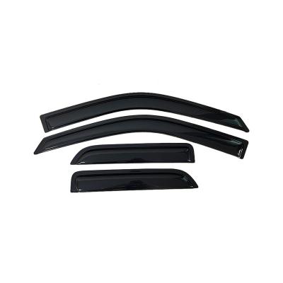 China Acrylic For Dodge RAM 1500 2500 2002-2022 Auto Side Window Wind Deflectors Visors Rain Guard Door Visor Vent Shade Smoke Black Ventvisor for sale