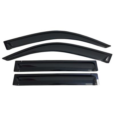 China Acrylic For Toyota Land Cruiser Prado J150 J120 J90 J70 Black Tinted Car Side Window Visor Guard Vent Awnings Shelters Door Ventvisor for sale