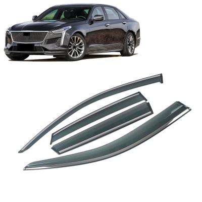 China Acrylic For CADILLAC CT6 2016-2019 Car Window Sun Rain Shade Visors Shield Shelter Protector Cover Trim Frame Sticker Exterior Accessory for sale