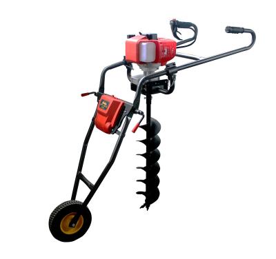 China Easy Operation 1E48F Gasoline Hand Push Drill 68cc Ground Earth Auger for sale