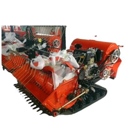 China YONGHAN 4LZ-0.6A mini rice wheel combine harvester/small rice harvester for sale